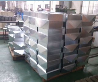 Caja de paquete de acero galvanizado OEM con recubrimiento en polvo